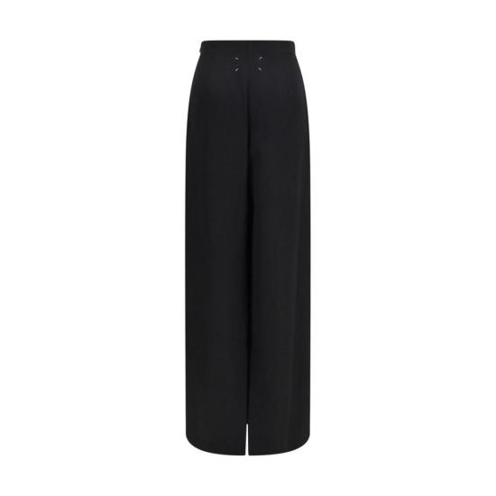  마르지엘라 롱 스커트 메종  울 오비스 아리에스  블랙 - MAISON MARGIELA