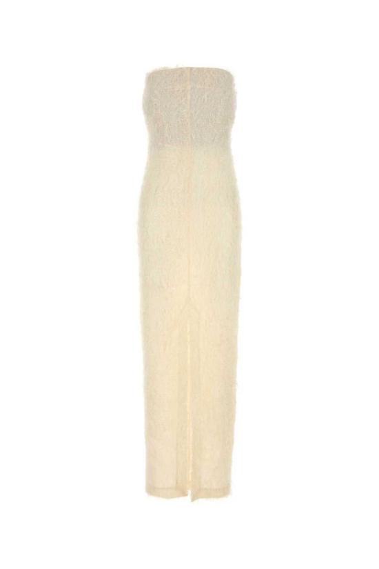  토템 롱 원피스 Totême Fil Coupe Dress Ecru