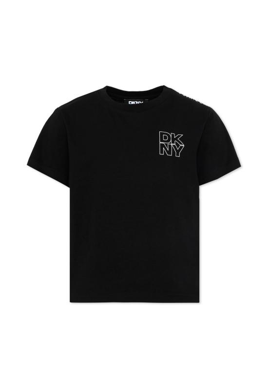 26SS [키즈] 디케이엔와이 티셔츠 D62546 09B BLACK