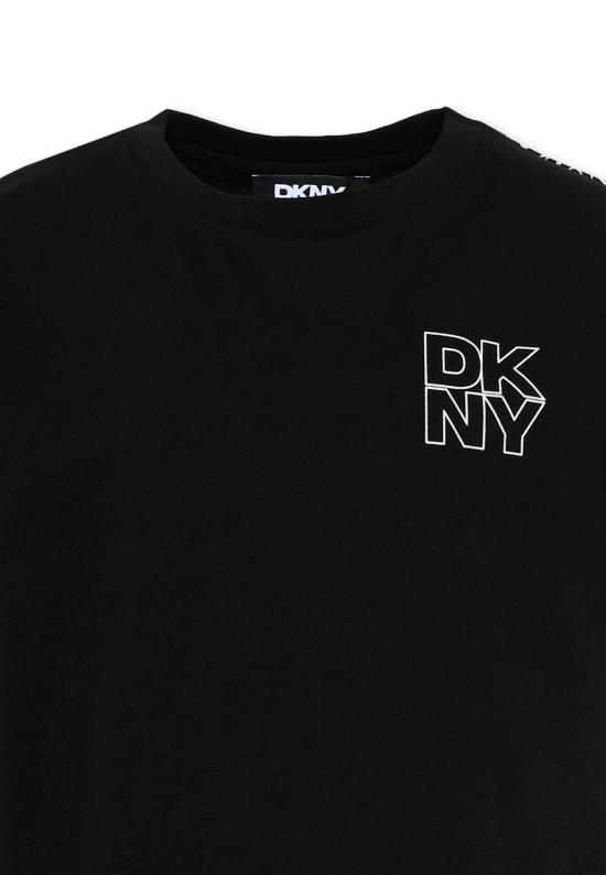 26SS [키즈] 디케이엔와이 티셔츠 D62546 09B BLACK - DKNY