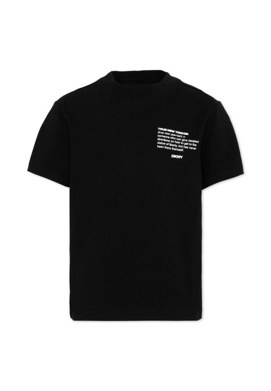 26SS [키즈] 디케이엔와이 티셔츠 D62548 09B BLACK