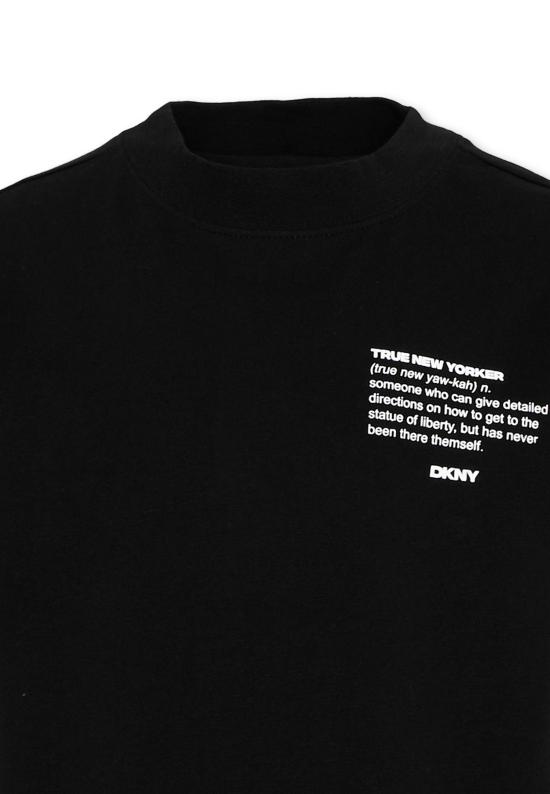 26SS [키즈] 디케이엔와이 티셔츠 D62548 09B BLACK - DKNY