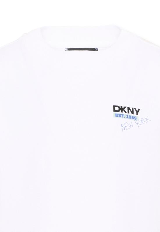 26SS [키즈] 디케이엔와이 티셔츠 D62547 10P WHITE - DKNY