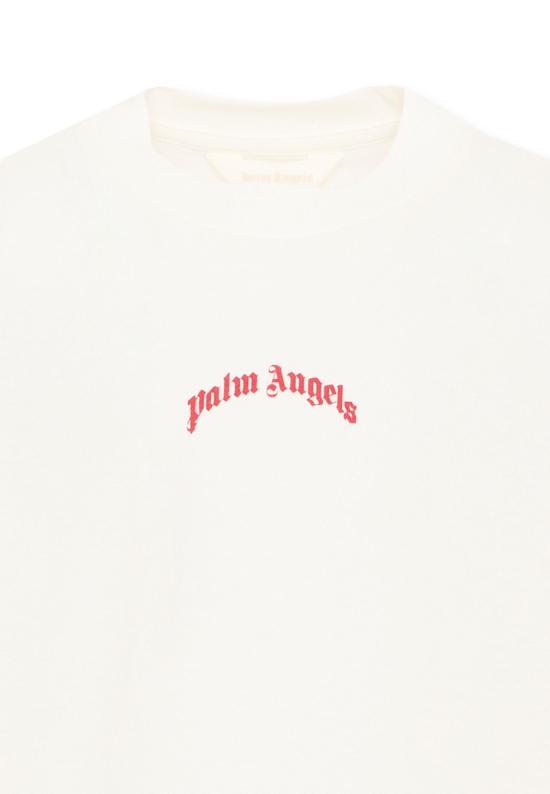 26FW [키즈] 팜앤젤스 티셔츠 F6PAJBTH141 412 IVORY - PALM ANGELS