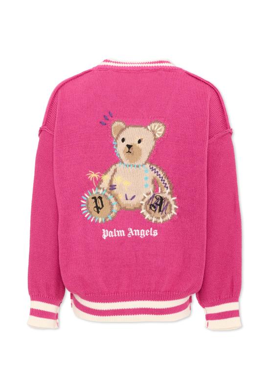26FW [키즈] 팜앤젤스 가디건 F6PAJGCA154 402 FUCHSIA - PALM ANGELS