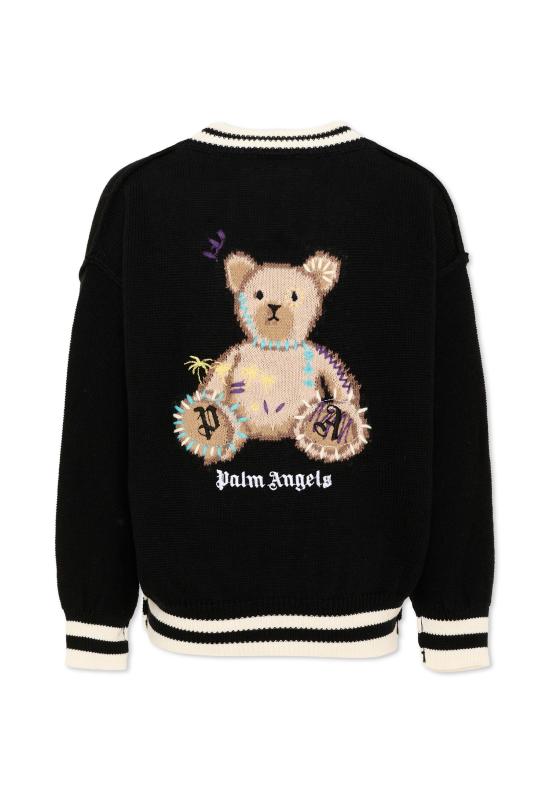 26FW [키즈] 팜앤젤스 가디건 F6PAJGCA154 110 BLACK - PALM ANGELS