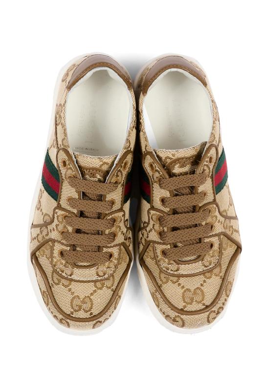 26FW [키즈] 구찌 스니커즈 873450 FAF5F 9644 BEIGE - GUCCI