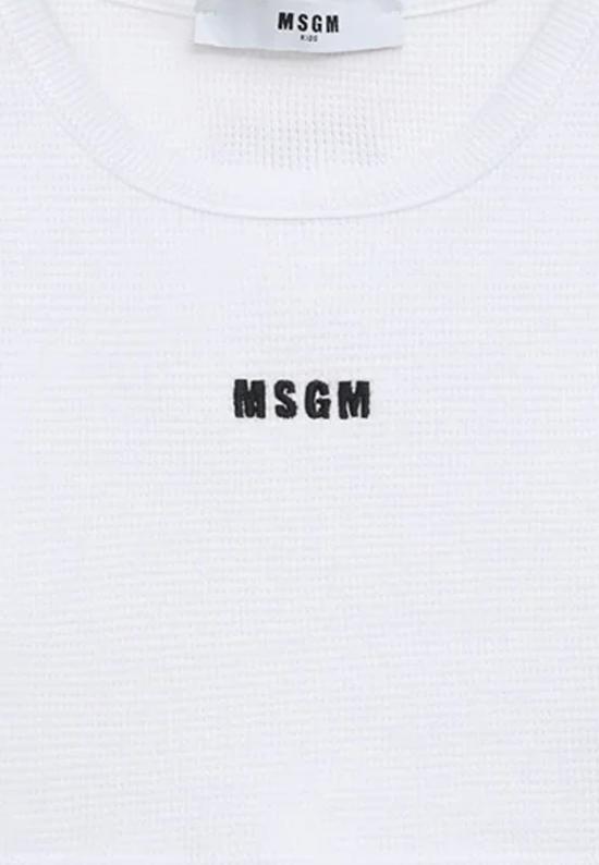 26SS [키즈] 엠에스지엠 탑 S6MSJGTA030 001 WHITE - MSGM