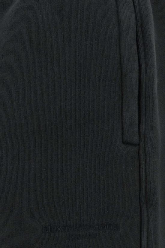  알렉산더 왕 스트레이트 팬츠 슬레이트 코튼 조거 팬츠 블랙 - ALEXANDER WANG