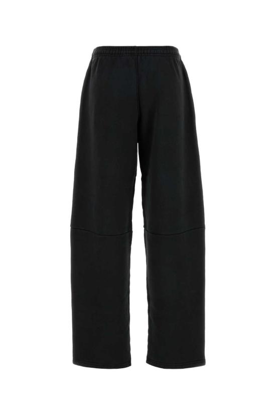  알렉산더 왕 스트레이트 팬츠 슬레이트 코튼 조거 팬츠 블랙 - ALEXANDER WANG