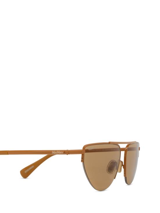 26FW 막스마라 선글라스 MM0122 45E SHINY LIGHT BROWN - MAX MARA