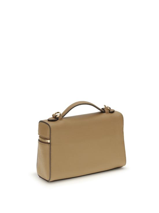  토리버치 가방 로미 슬림 탑 핸들 백 티라미수 - TORY BURCH