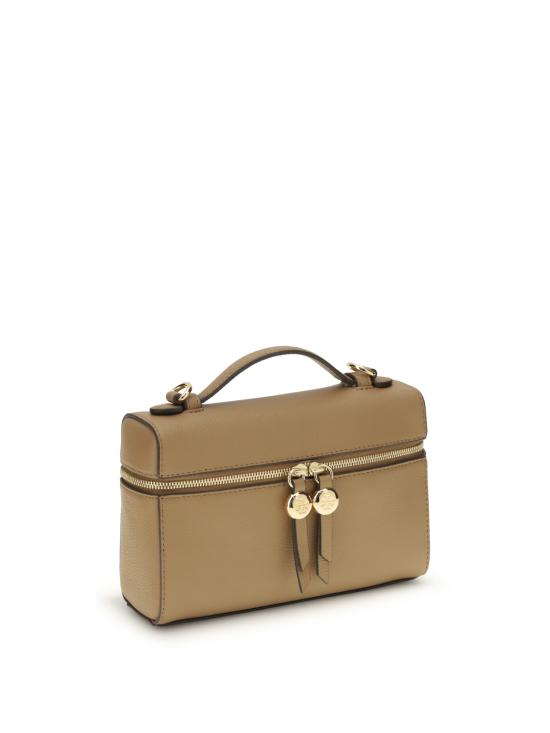 토리버치 가방 로미 슬림 탑 핸들 백 티라미수 - TORY BURCH