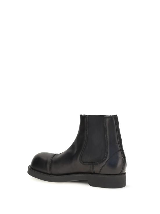  MM6 메종마르지엘라 부츠 Mm6 메종 마르지엘라 첼시 바이커  블랙 - MM6 MAISON MARGIELA