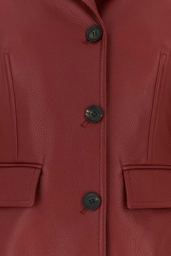  살바토레 페라가모 자켓 페라가모 8130464 컬리지 레드 가죽 재킷 - SALVATORE FERRAGAMO