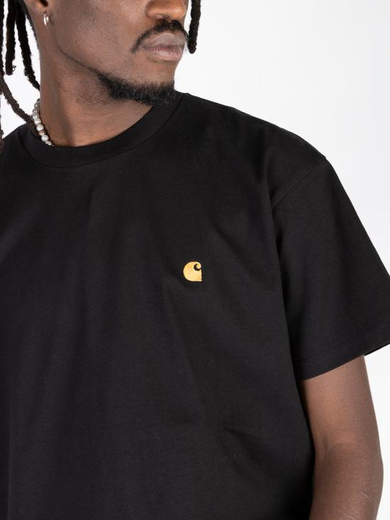 26FW 칼하트 WIP 숏슬리브 체이스 티셔츠 I026391 00FFX BLACK - CARHARTT WIP