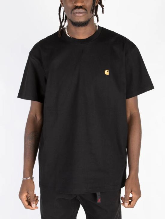 26FW 칼하트 WIP 숏슬리브 체이스 티셔츠 I026391 00FFX BLACK - CARHARTT WIP