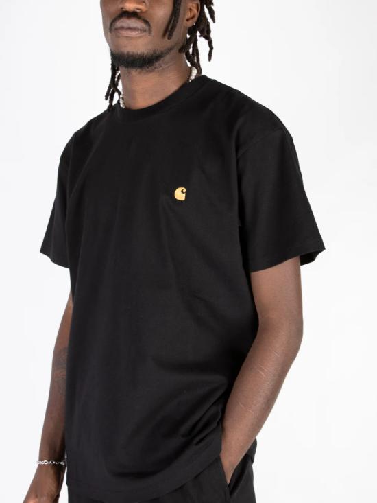 26FW 칼하트 WIP 숏슬리브 체이스 티셔츠 I026391 00FFX BLACK - CARHARTT WIP