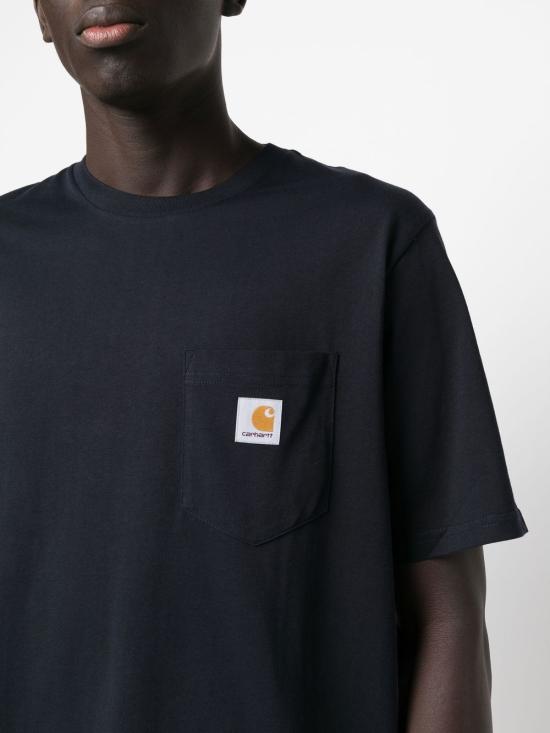 26FW 칼하트 WIP 숏슬리브 포켓 티셔츠 I030434 1CXX NAVY - CARHARTT WIP