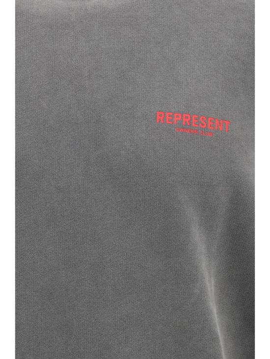  리프레젠트 긴팔 티셔츠 Represent Owners Club 후드티 워시드 블랙 - REPRESENT
