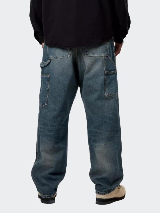 26FW 칼하트 WIP 스미스 데님 더블 니 팬츠 I032699 014Q32 NAVY - CARHARTT WIP