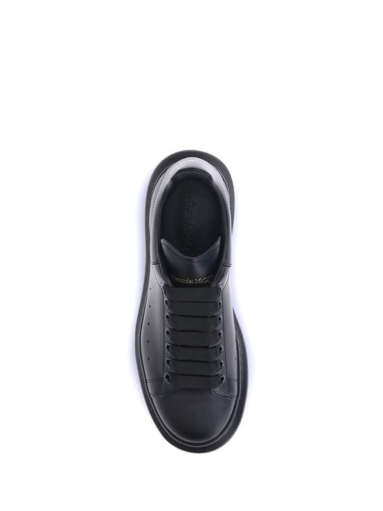  알렉산더 맥퀸 스니커즈 가죽  블랙/블랙 - ALEXANDER MCQUEEN