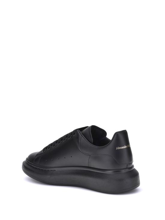  알렉산더 맥퀸 스니커즈 가죽  블랙/블랙 - ALEXANDER MCQUEEN