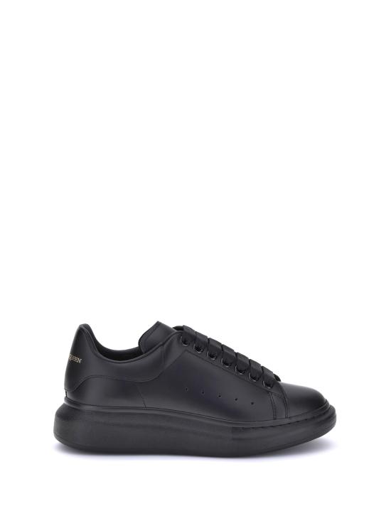  알렉산더 맥퀸 스니커즈 가죽  블랙/블랙