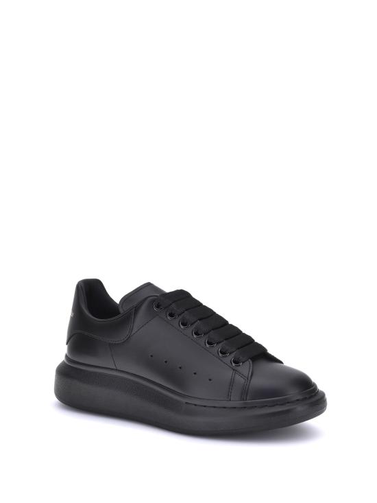  알렉산더 맥퀸 스니커즈 가죽  블랙/블랙 - ALEXANDER MCQUEEN