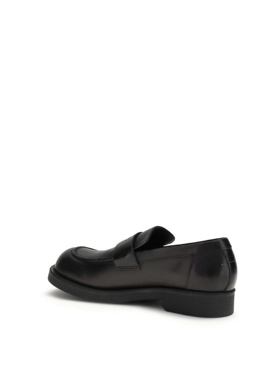  MM6 메종마르지엘라 로퍼 MM6 메종 마르지엘라  (비저블 탑스티칭) 블랙 - MM6 MAISON MARGIELA