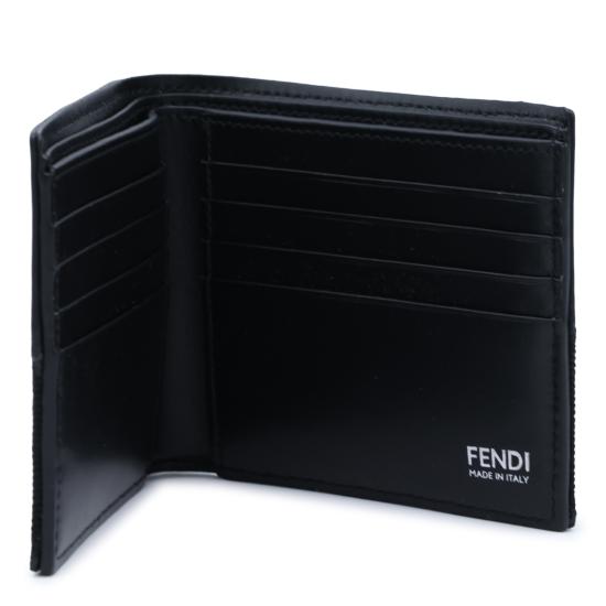 26FW 펜디 FF 바이폴드 월렛 7M0169 B139F0QA1 BLACK - FENDI