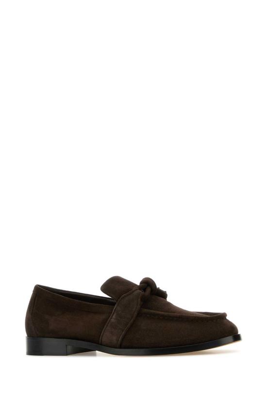  보테가베네타 로퍼 보테가 베네타 브라운 스웨이드 아스테어  폰단트 - BOTTEGA VENETA