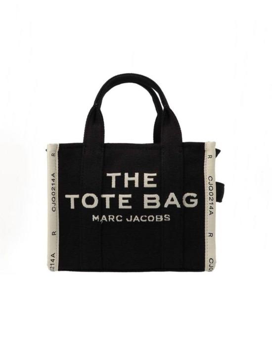  마크제이콥스 토트백 마크 제이콥스 자카드 스몰  화이트/블랙 - MARC JACOBS