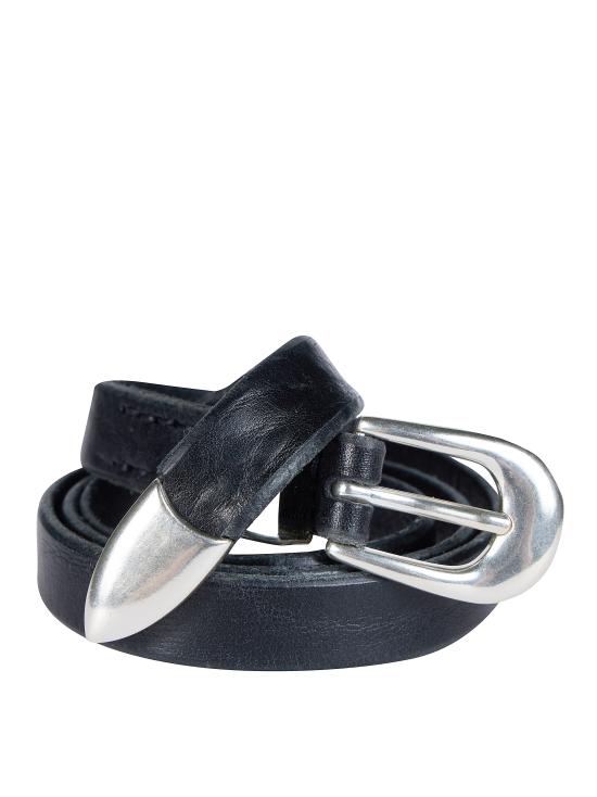 26FW 아워레가시 2cm 레더 벨트 A2208BBLA BLACK LEATHER NERO