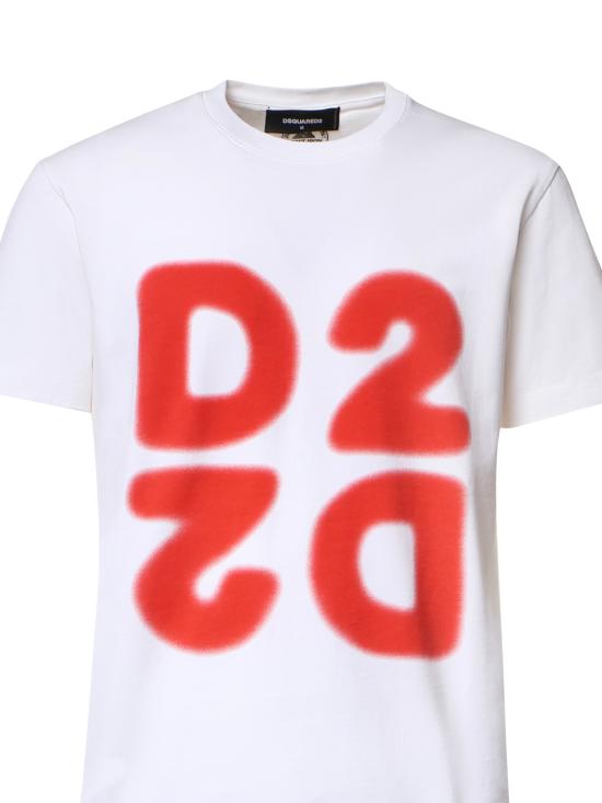 26FW 디스퀘어드2 반팔 티셔츠 S74GD1579 D20106100 WHITE - DSQUARED2