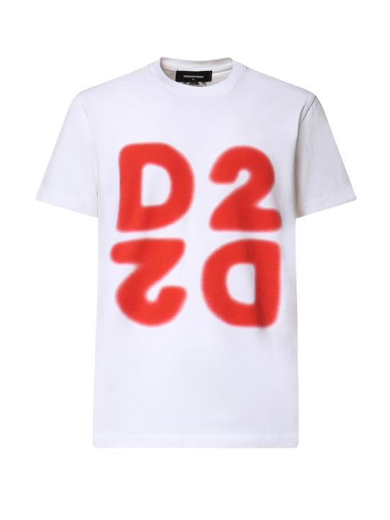 26FW 디스퀘어드2 반팔 티셔츠 S74GD1579 D20106100 WHITE