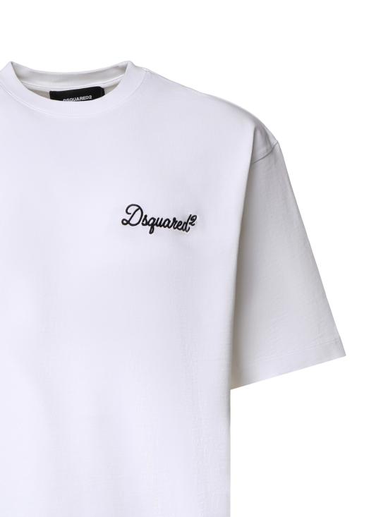 26FW 디스퀘어드2 반팔 티셔츠 S74GD1525 D20106100 WHITE - DSQUARED2