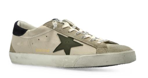 26FW 골든구스 스니커즈 GMF00102 F00872883408 CREAM GREY OLIVE GREEN - GOLDEN GOOSE
