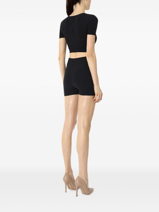 26FW 월포드 숏팬츠 53500 7005 Black - WOLFORD