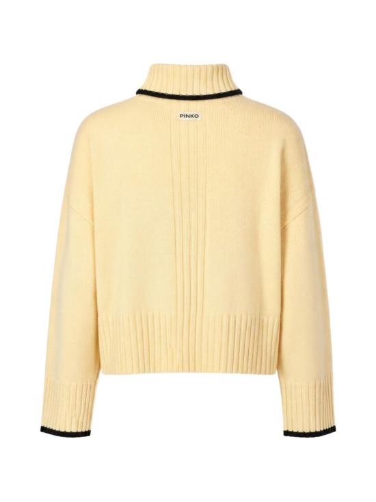 26FW 핑코 스웨터 105446FALKLAND A3G1C15 Beige - PINKO