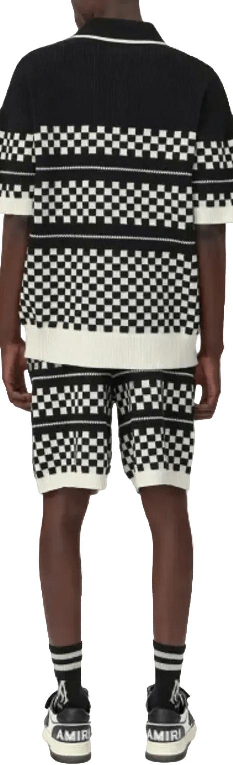 26SS 아미리 셔츠 CHECKEREDMESHSHIRTBLACK - AMIRI