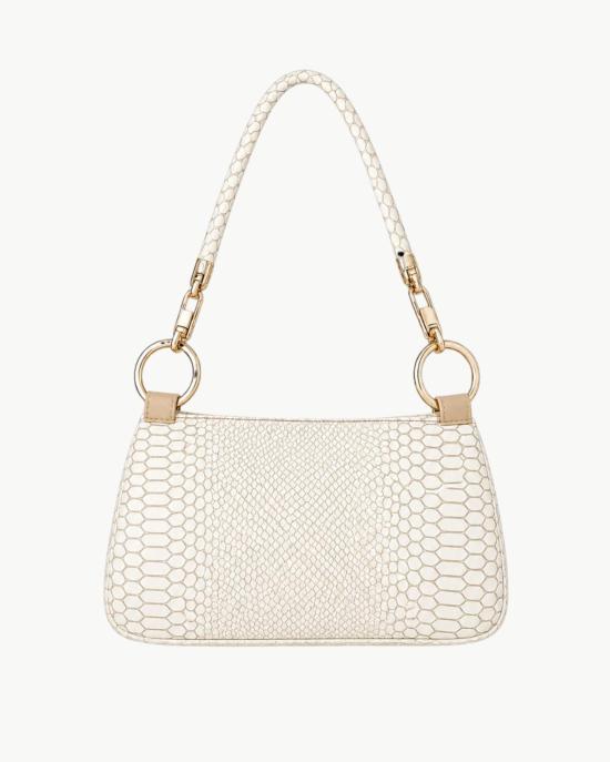  Lynn Tallerico 숄더백 린 탈레리코 에이미 미니 숄더백 크림 스네이크 - OTHER BRANDS