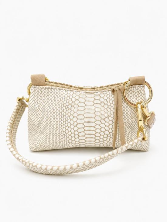  Lynn Tallerico 숄더백 린 탈레리코 에이미 미니 숄더백 크림 스네이크 - OTHER BRANDS