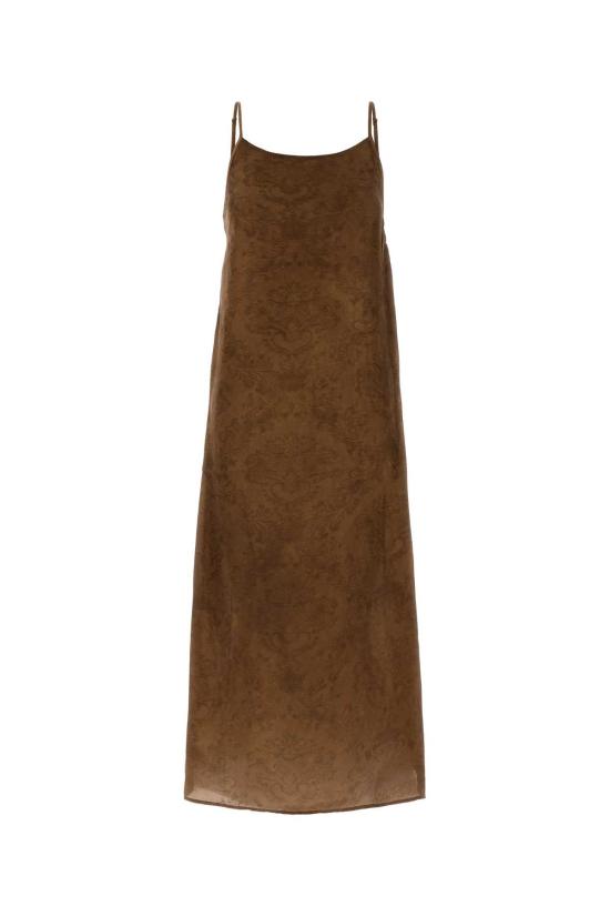 26FW 우마 왕 미디 원피스 UP5012 UW240 Brown