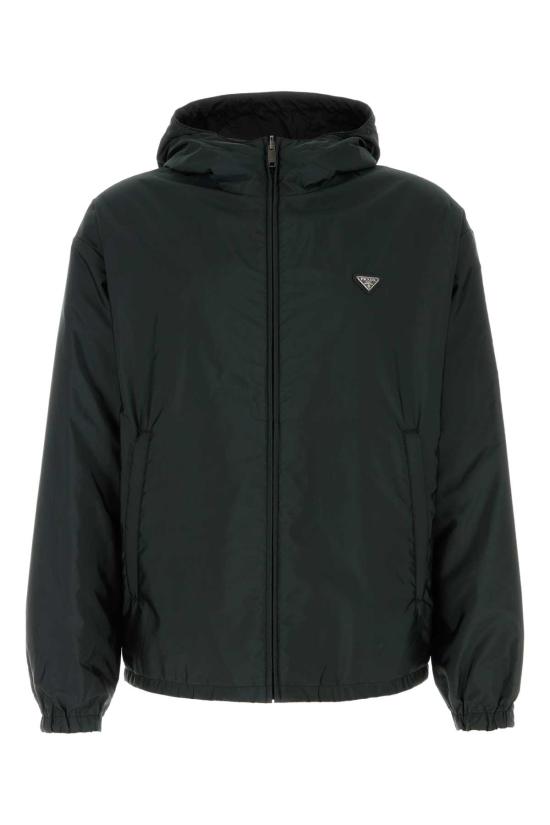 26FW 프라다 리버시블 리나일론 후드 자켓 SGD108SOOO6410 F0G9W Black