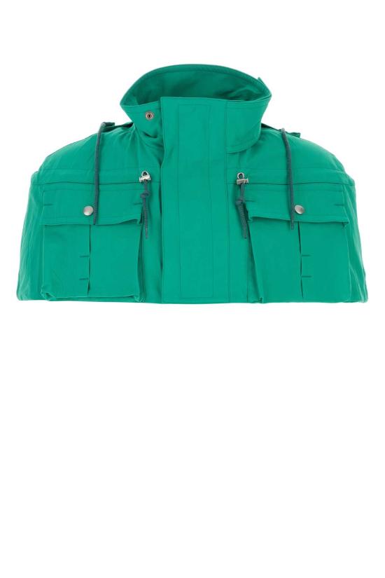 26FW 프라다 실크 자카드 머플러 SGD236SOOO199Y F0136 Green