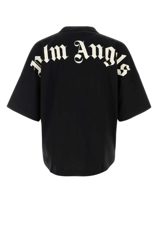 26FW 팜앤젤스 반팔 티셔츠 PAMAA005JR002 1003 Black - PALM ANGELS