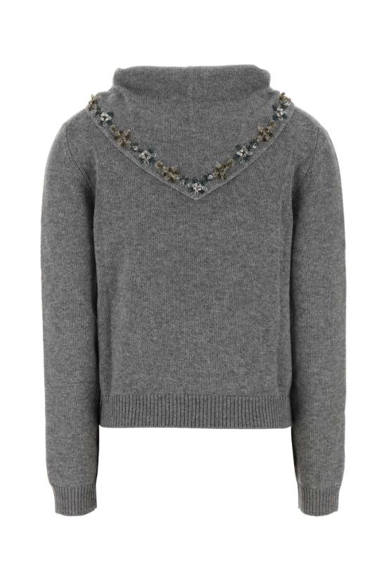 26FW 프라다 스웨터 P24F3FSOOO17E2 F0031 Grey - PRADA