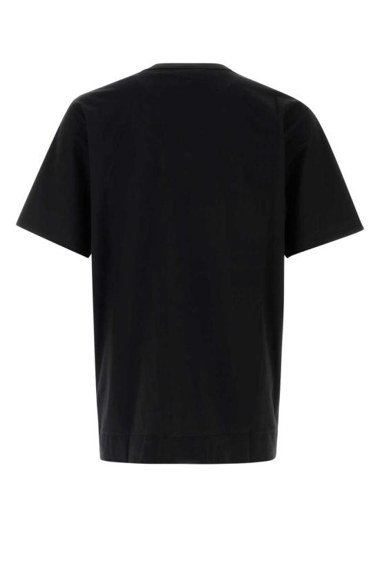 26FW 드리스 반 노튼 반팔 티셔츠 2620211014600 900 Black - DRIES VAN NOTEN