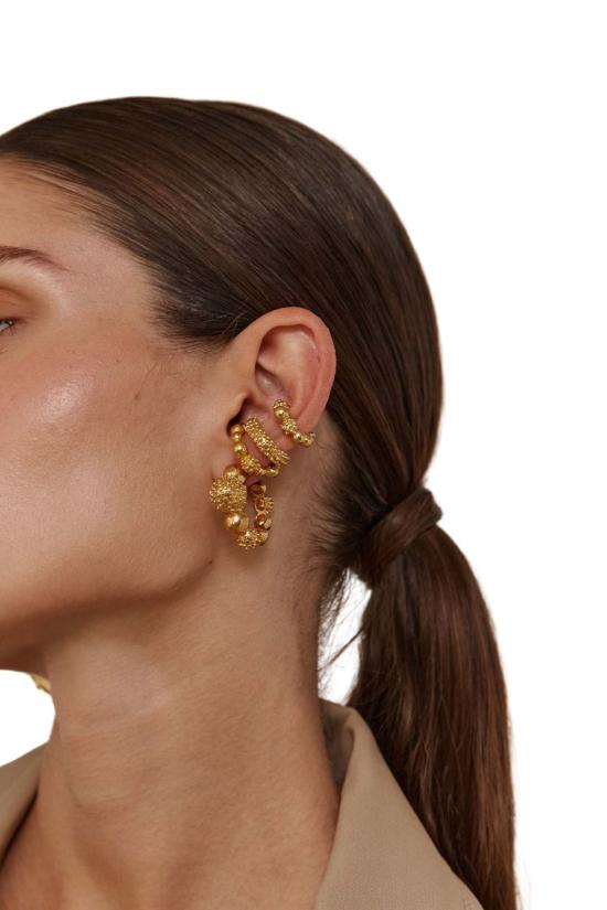  Paola Sighinolfi 이어링 듀오 플라카 이어커프 18K 골드 - OTHER BRANDS